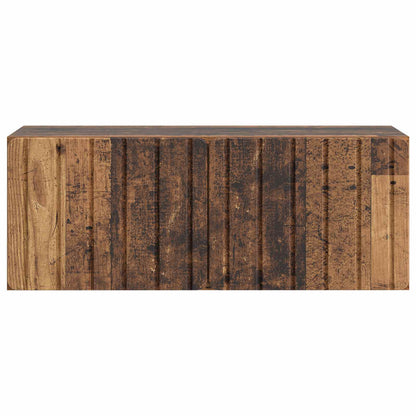 Nástěnná Tv Skříň 78,5 X 31 X 30 Cm Staré Dřevo
