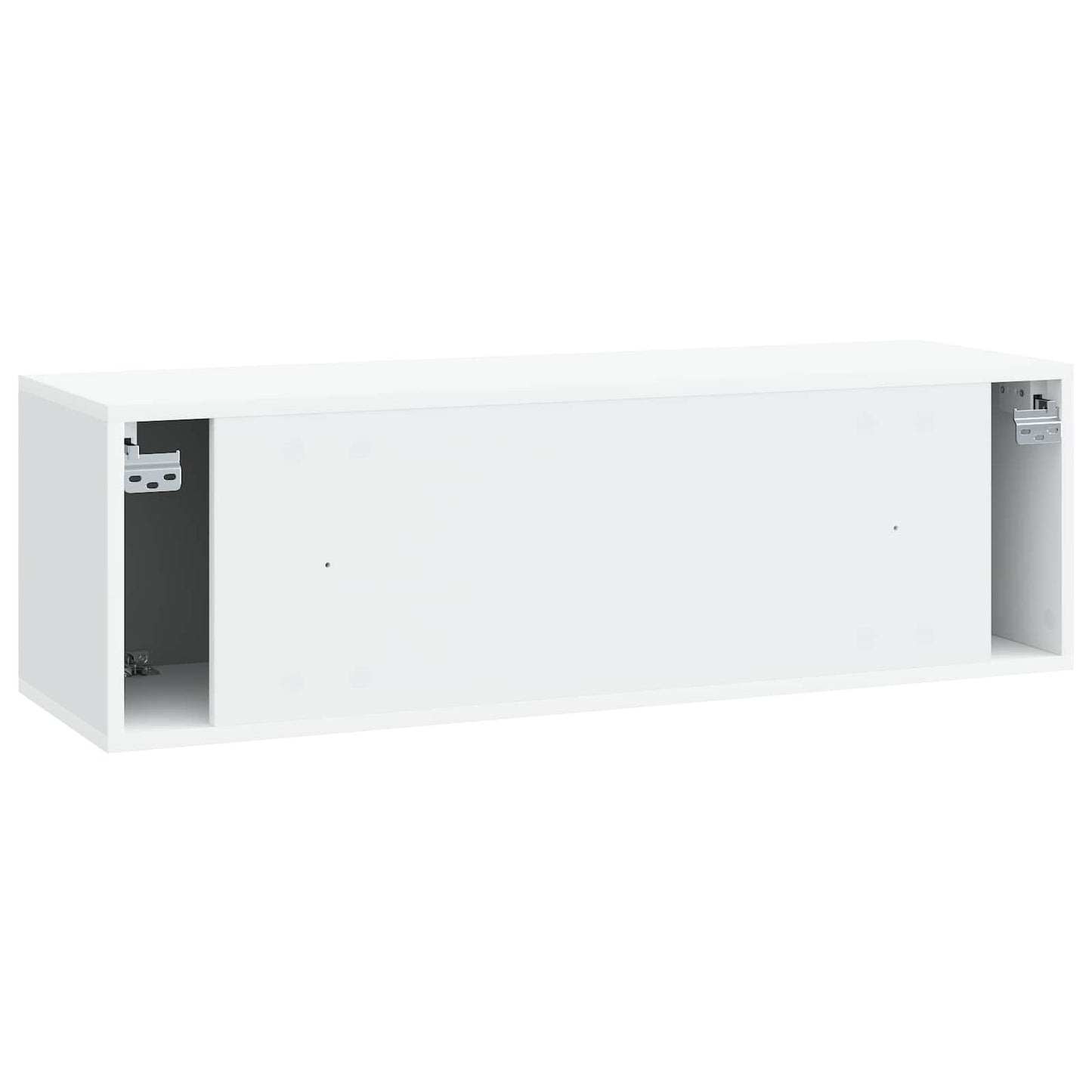 Nástěnná Tv Skříň 98 X 31 X 30 Cm Bílá Kompozitní Dřevo