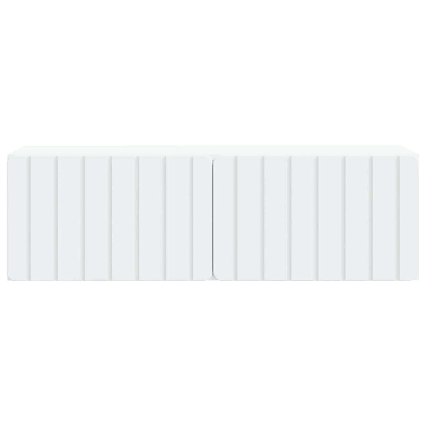 Nástěnná Tv Skříň 98 X 31 X 30 Cm Bílá Kompozitní Dřevo