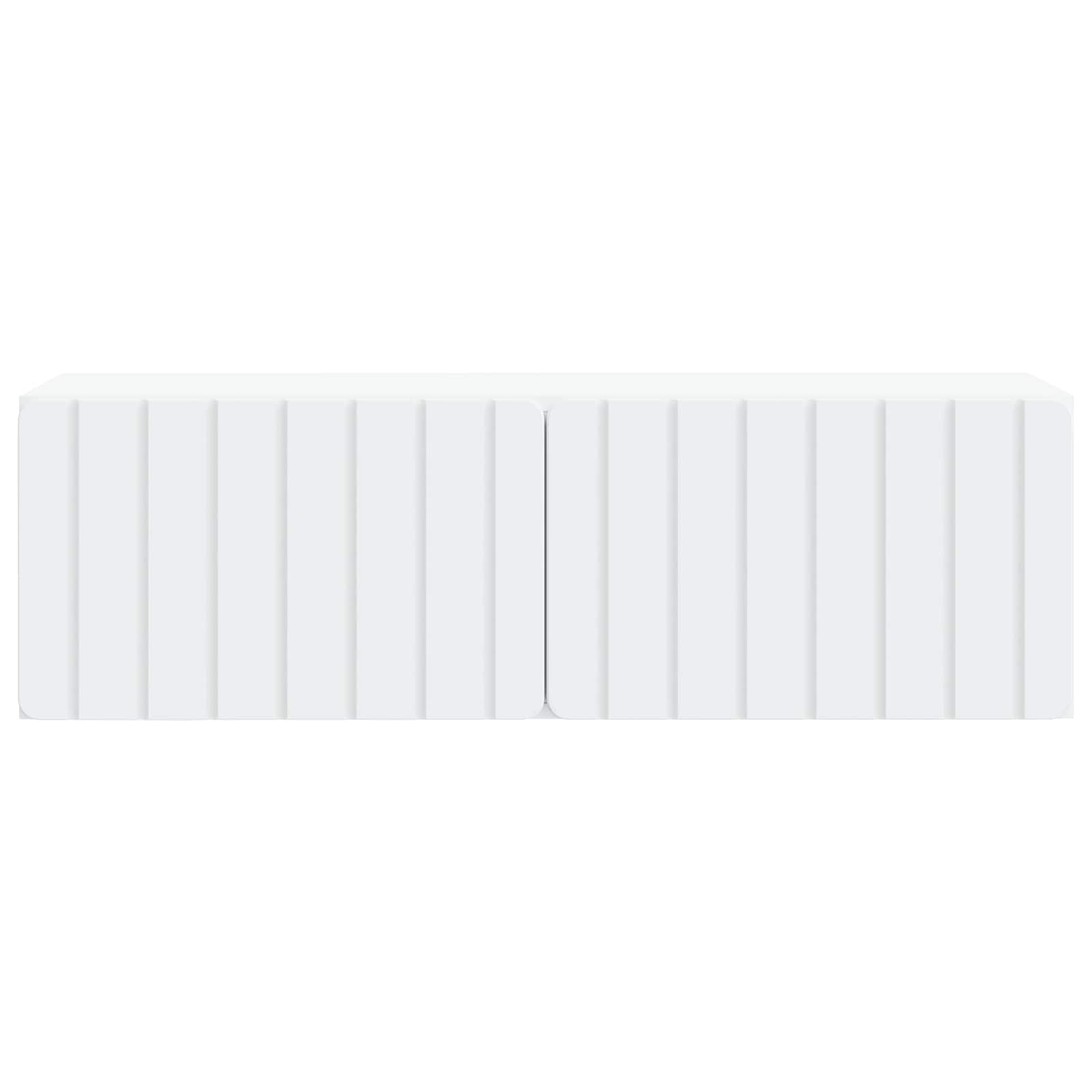 Nástěnná Tv Skříň 98 X 31 X 30 Cm Bílá Kompozitní Dřevo