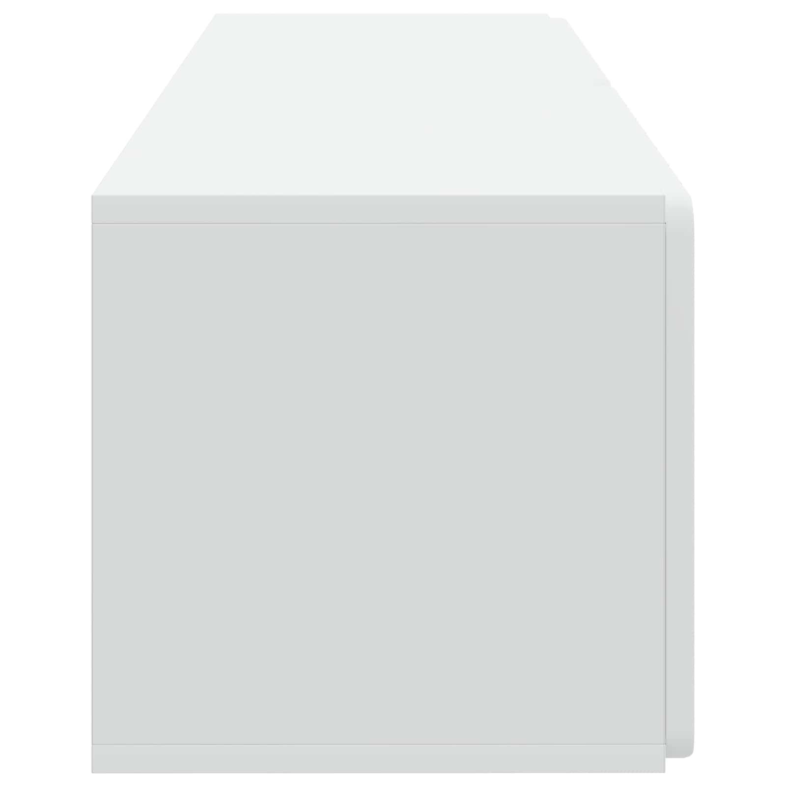 Nástěnná Tv Skříň 98 X 31 X 30 Cm Bílá Kompozitní Dřevo