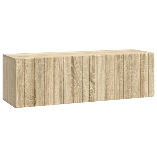 Nástěnná Tv Skříň 98 X 31 X 30 Cm Dub Sonoma Kompozitní Dřevo