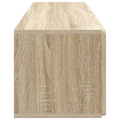 Nástěnná Tv Skříň 98 X 31 X 30 Cm Dub Sonoma Kompozitní Dřevo