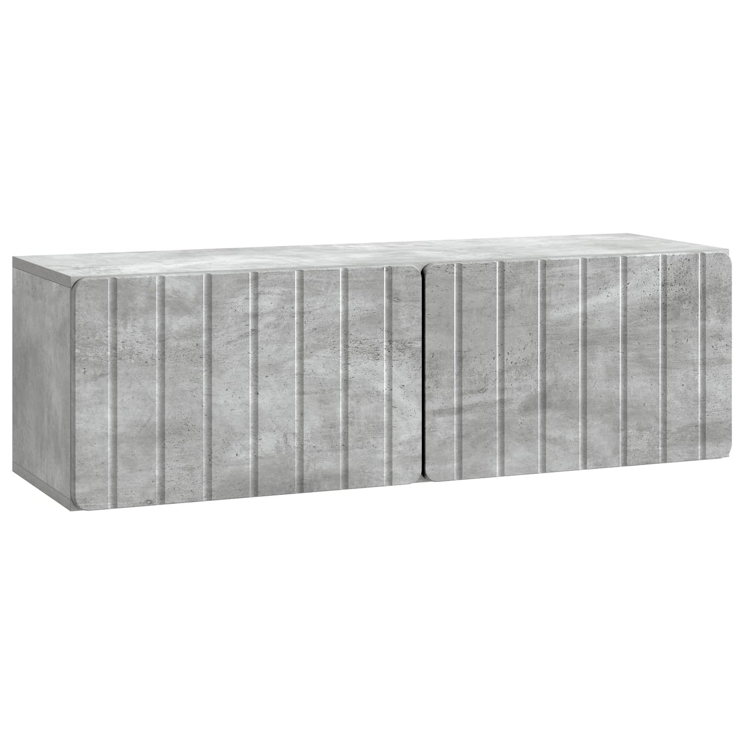 Nástěnná Tv Skříň 98 X 31 X 30 Cm Betonově Šedá