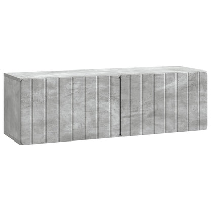 Nástěnná Tv Skříň 98 X 31 X 30 Cm Betonově Šedá