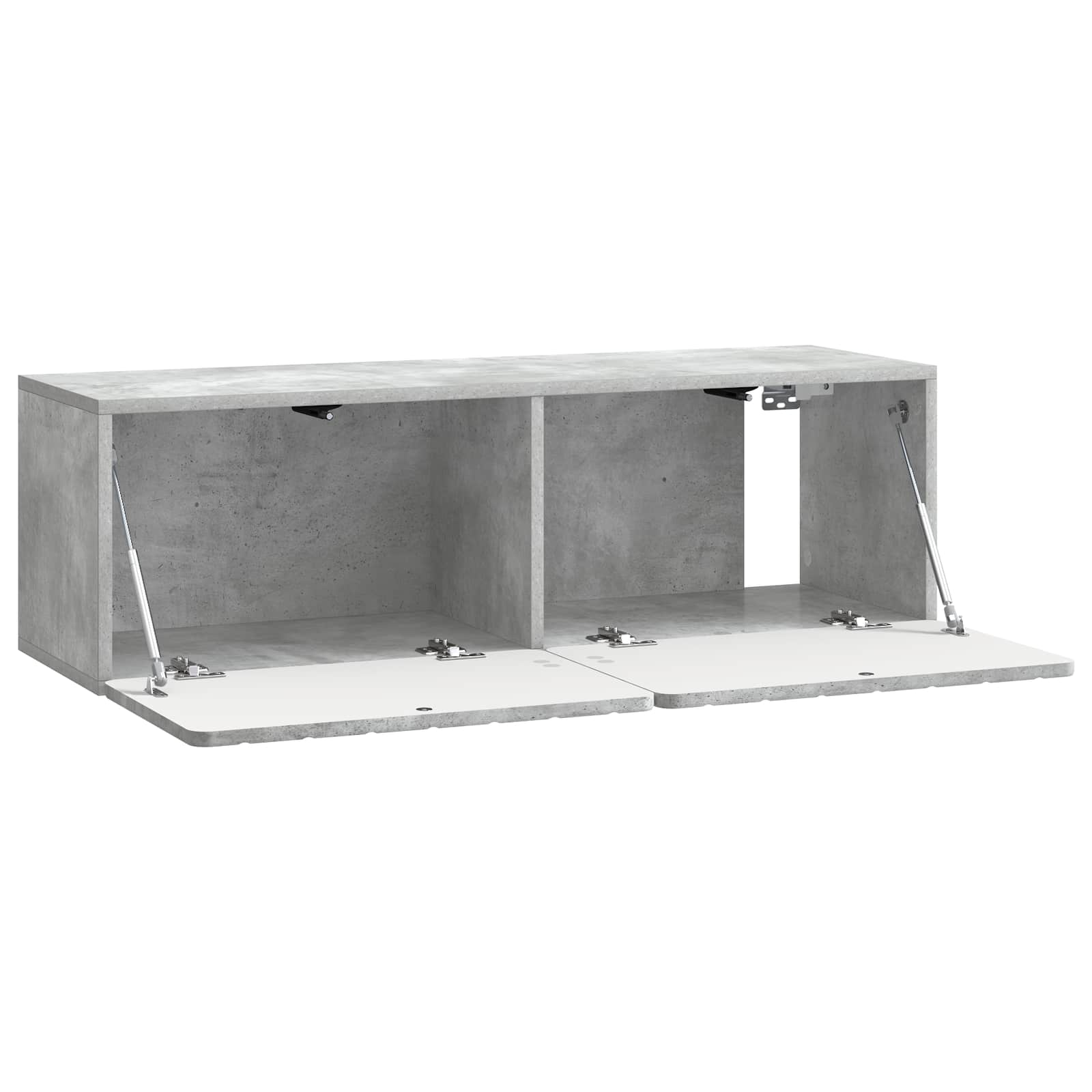 Nástěnná Tv Skříň 98 X 31 X 30 Cm Betonově Šedá