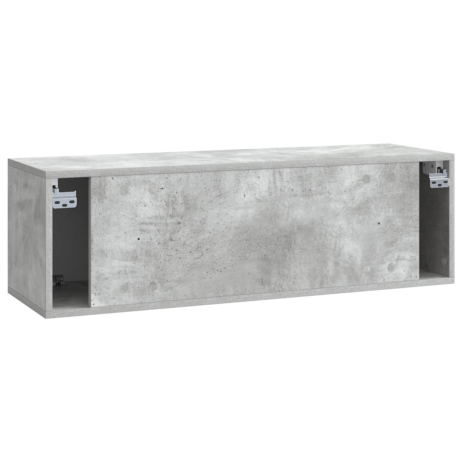 Nástěnná Tv Skříň 98 X 31 X 30 Cm Betonově Šedá