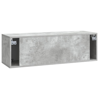 Nástěnná Tv Skříň 98 X 31 X 30 Cm Betonově Šedá