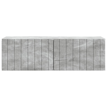 Nástěnná Tv Skříň 98 X 31 X 30 Cm Betonově Šedá