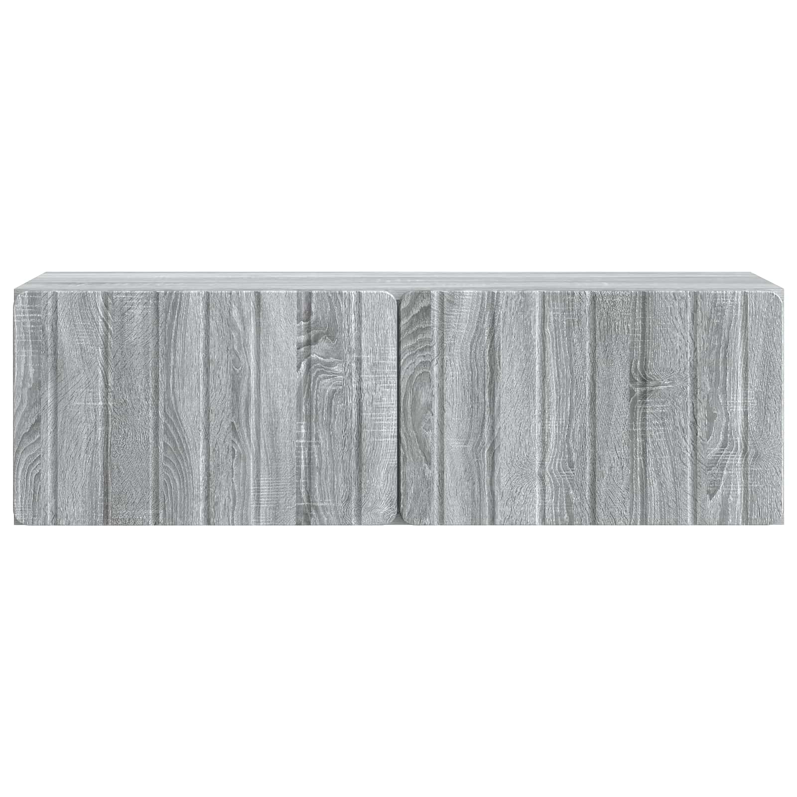 Nástěnná Tv Skříň 98 X 31 X 30 Cm Šedý Sonoma Kompozitní Dřevo