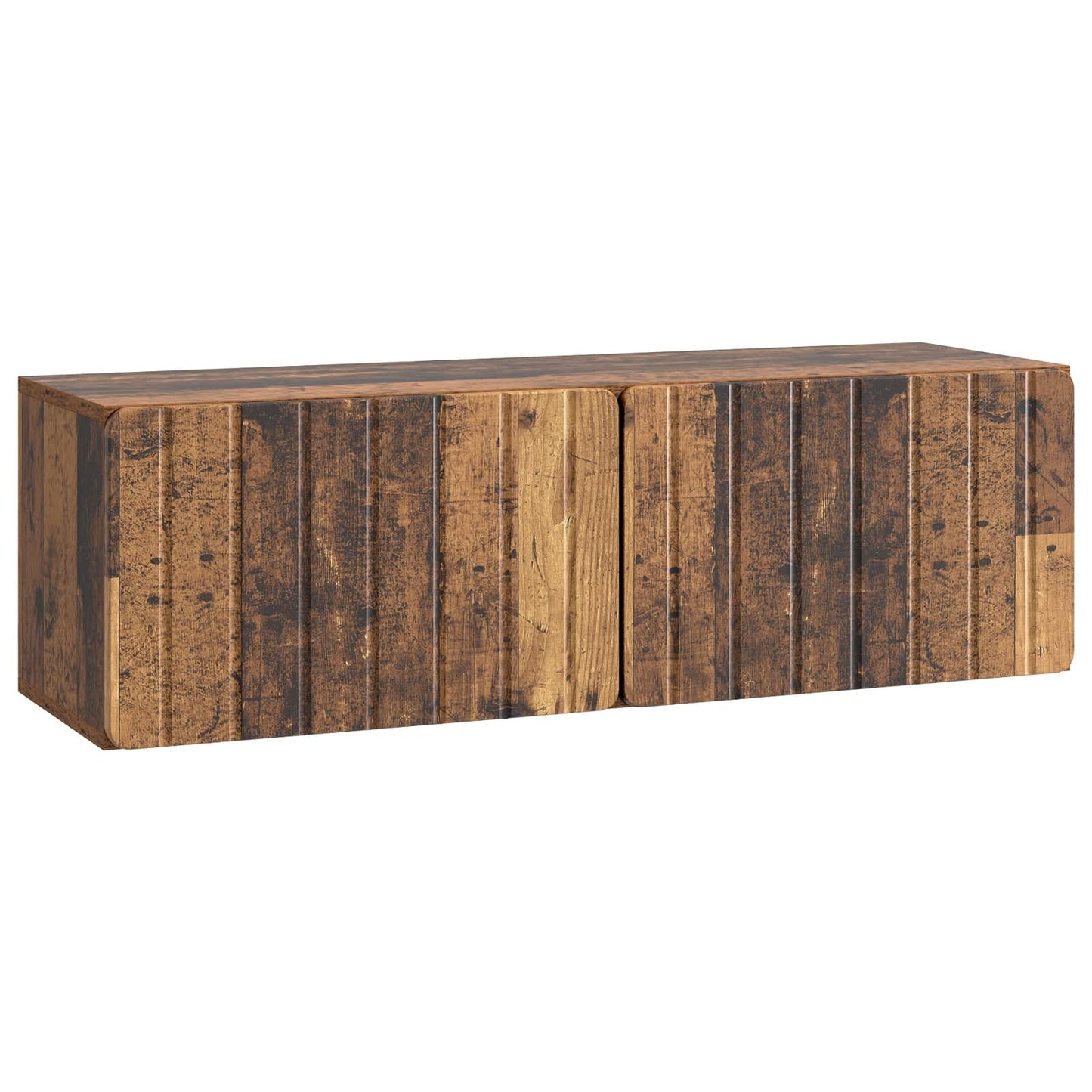 Nástěnná Tv Skříň 98 X 31 X 30 Cm Staré Dřevo Kompozitní Dřevo