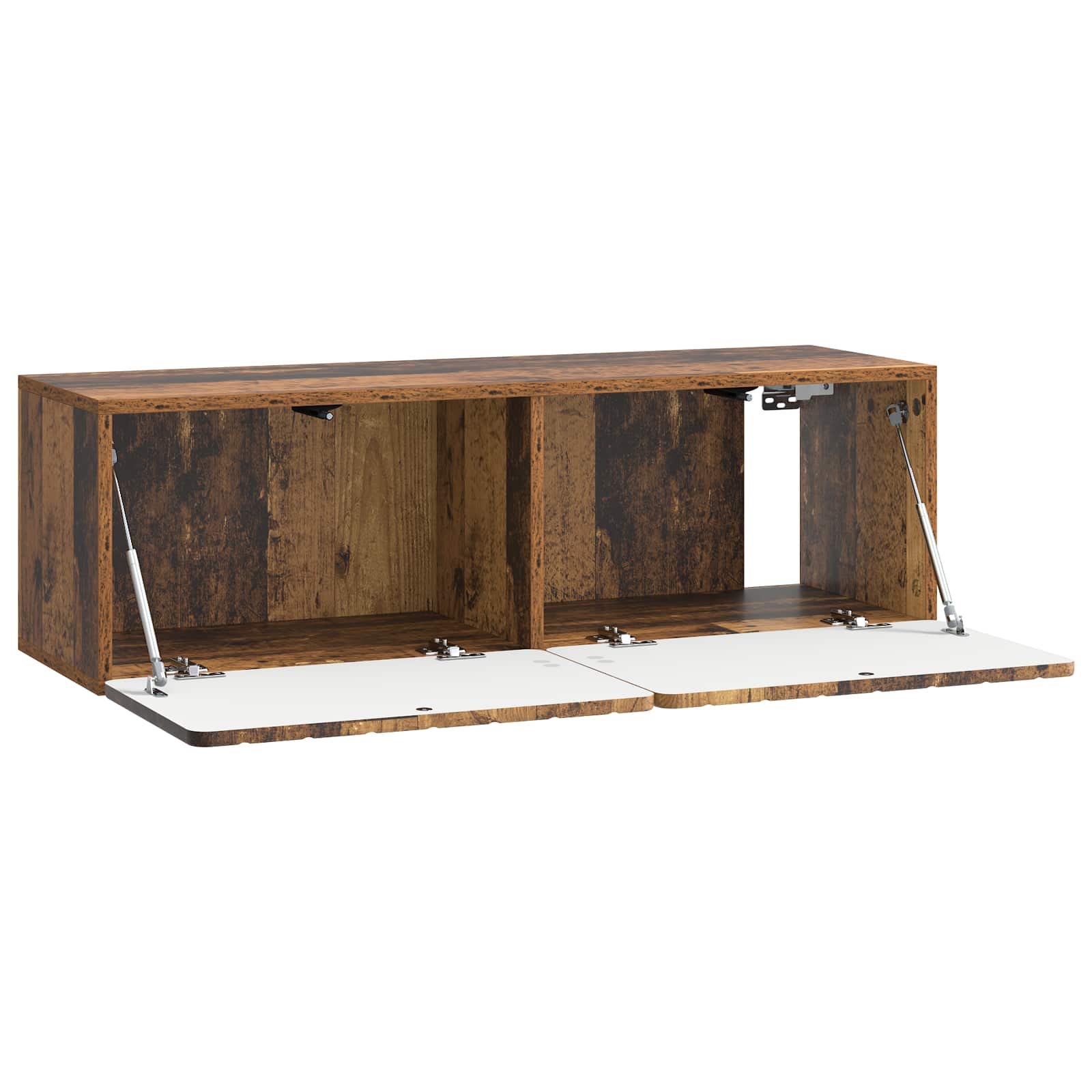Nástěnná Tv Skříň 98 X 31 X 30 Cm Staré Dřevo Kompozitní Dřevo