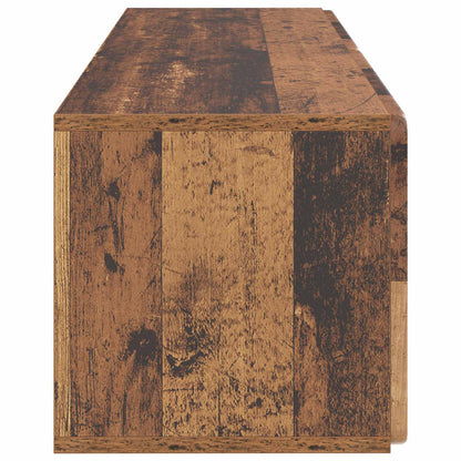 Nástěnná Tv Skříň 98 X 31 X 30 Cm Staré Dřevo Kompozitní Dřevo