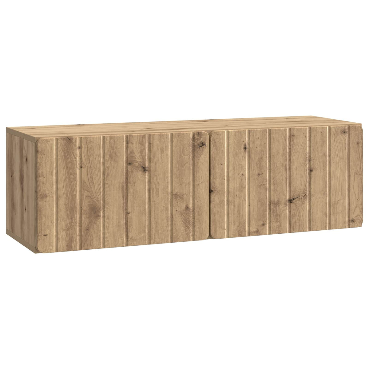 Nástěnná Tv Skříň 98 X 31 X 30 Cm Dub Artisan Kompozitní Dřevo