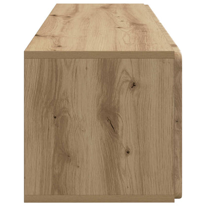 Nástěnná Tv Skříň 98 X 31 X 30 Cm Dub Artisan Kompozitní Dřevo
