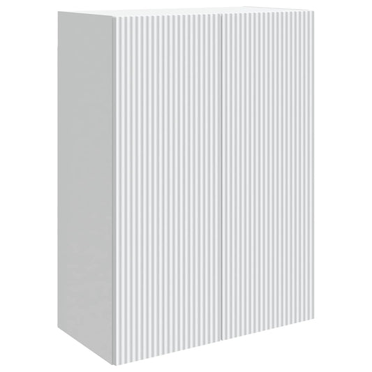 Nástěnná Skříň 66 X 34,5 X 90 Cm Kompozitní Dřevo Bílá