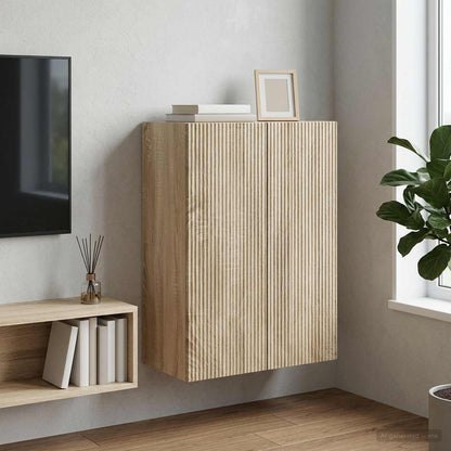 Nástěnná Skříň Dub Sonoma 66 X 34,5 X 90 Cm Kompozitní Dřevo