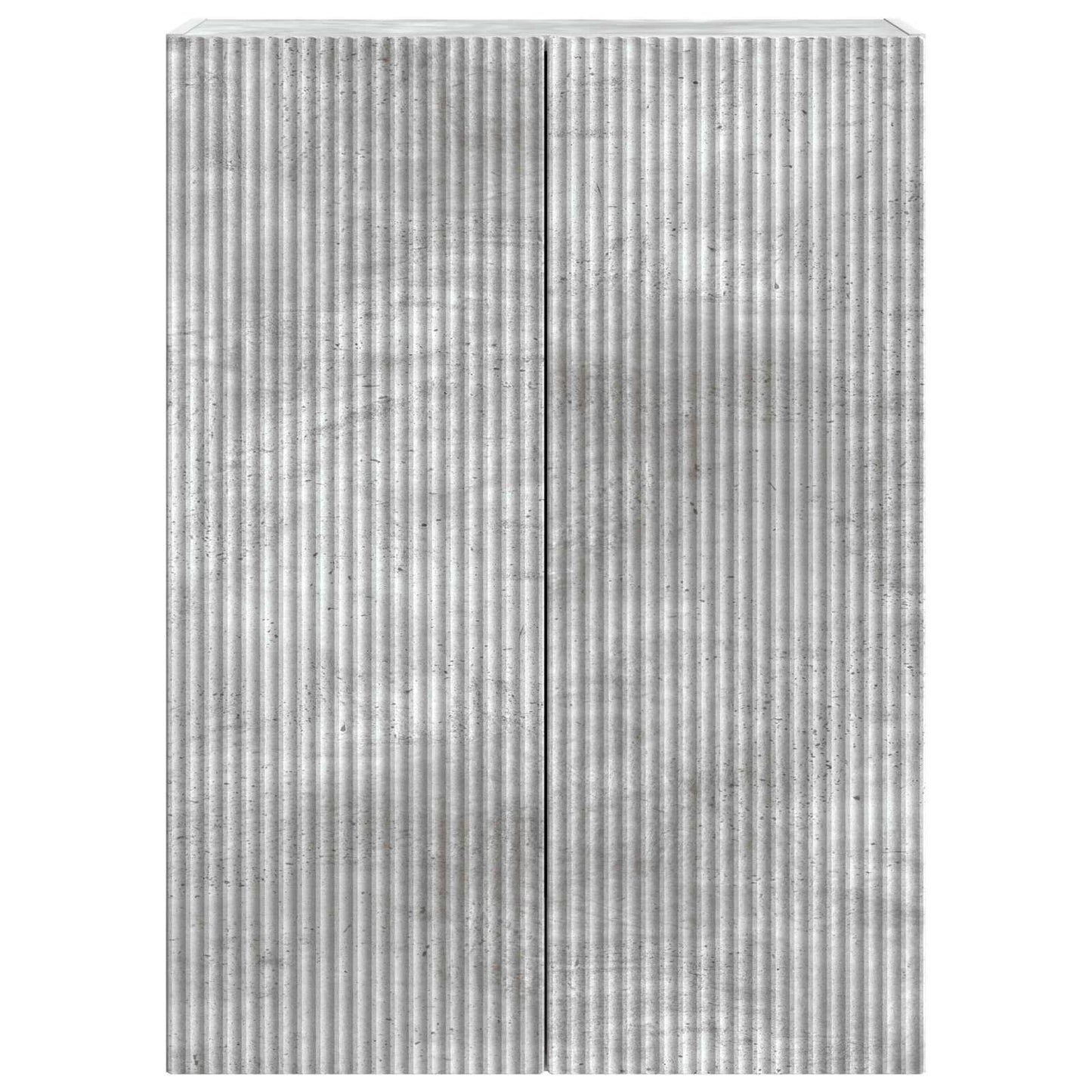 Nástěnná Skříň Betonově Šedá 66 X 34,5 X 90 Cm Kompozitní Dřevo
