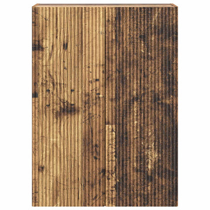 Nástěnná Skříň Staré Dřevo 66 X 34,5 X 90 Cm Kompozitní Dřevo