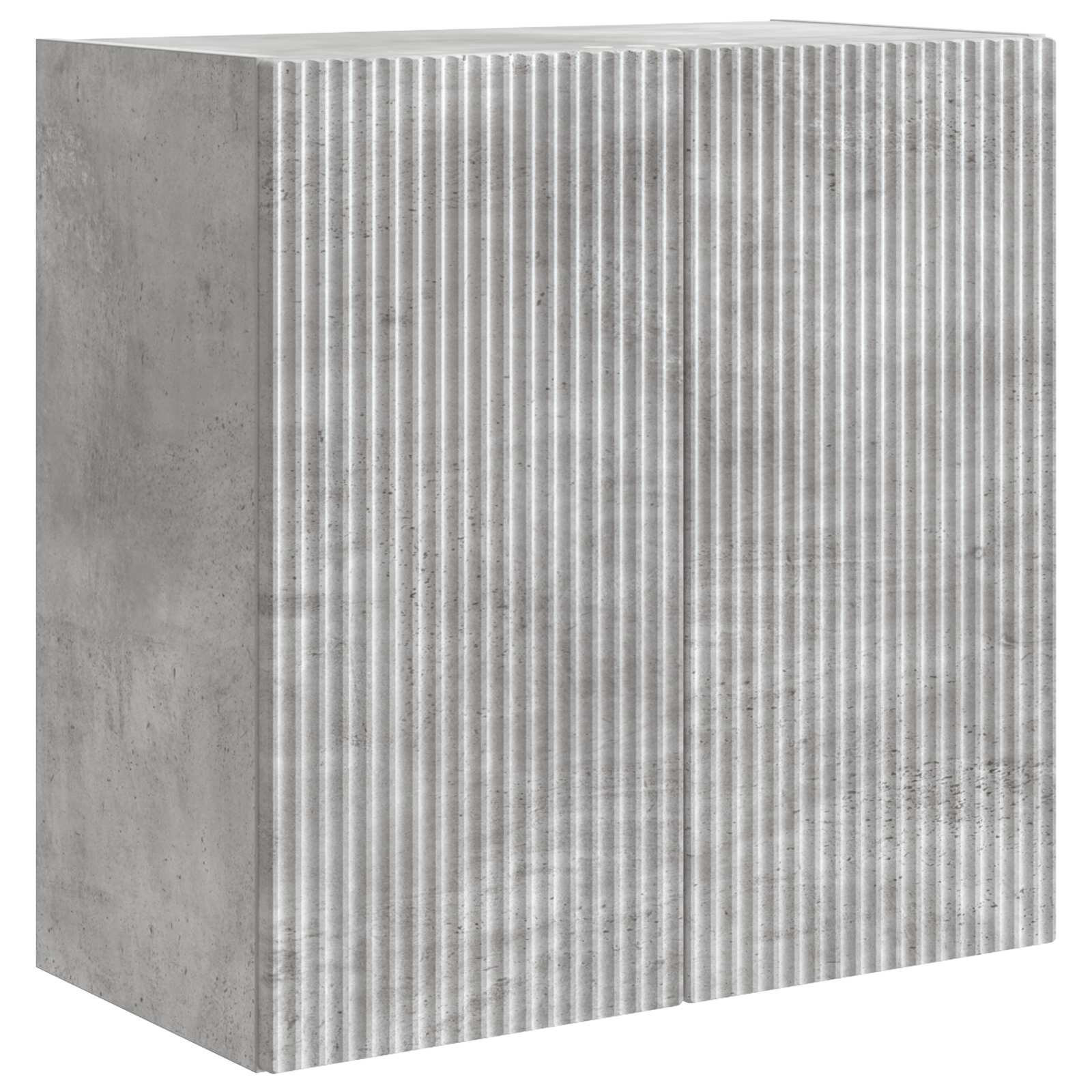 Nástěnná Skříň Betonově Šedá 59 X 31 X 60 Cm Kompozitní Dřevo