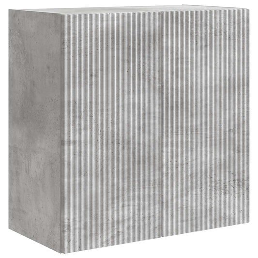 Nástěnná Skříň Betonově Šedá 59 X 31 X 60 Cm Kompozitní Dřevo