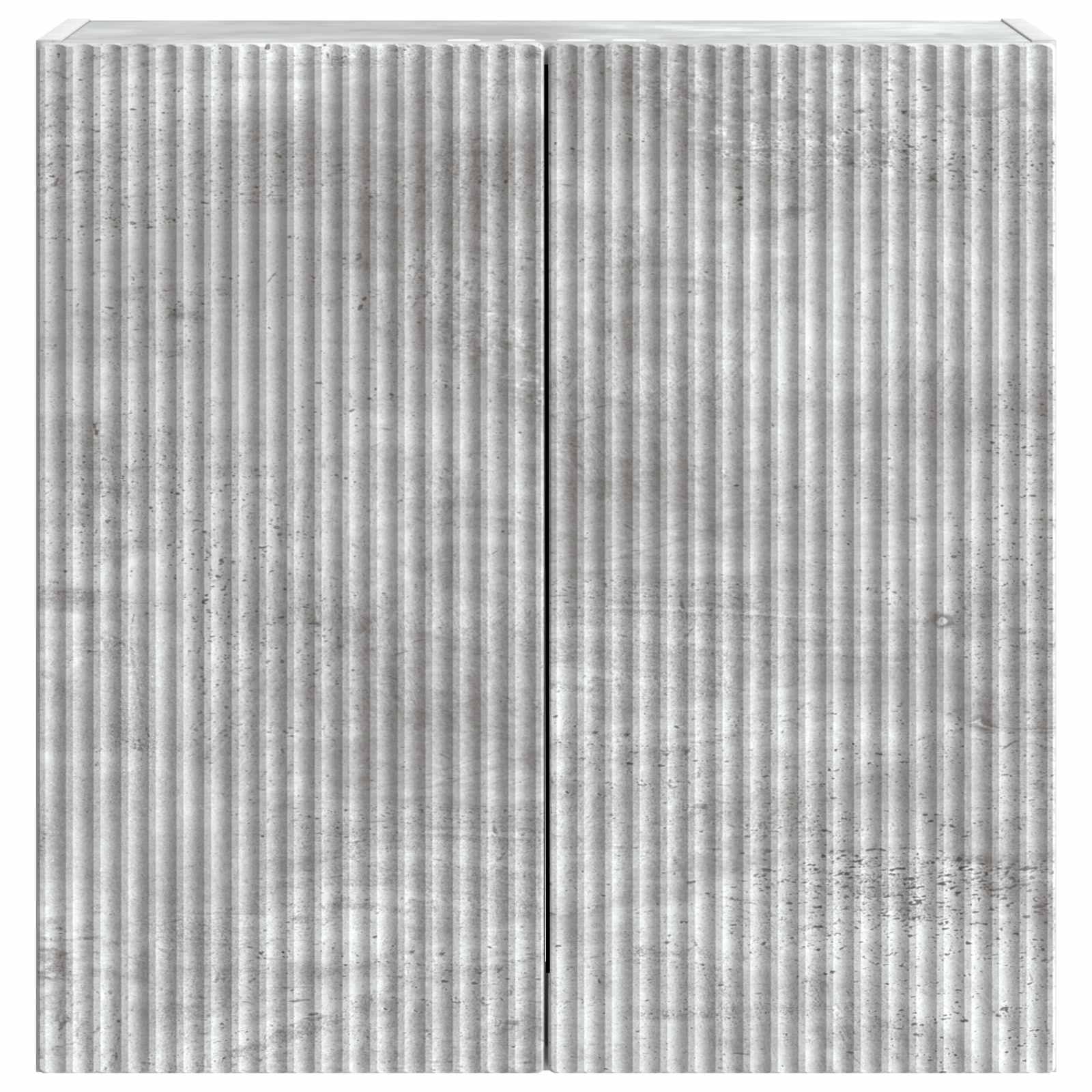 Nástěnná Skříň Betonově Šedá 59 X 31 X 60 Cm Kompozitní Dřevo