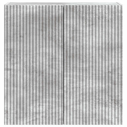 Nástěnná Skříň Betonově Šedá 59 X 31 X 60 Cm Kompozitní Dřevo