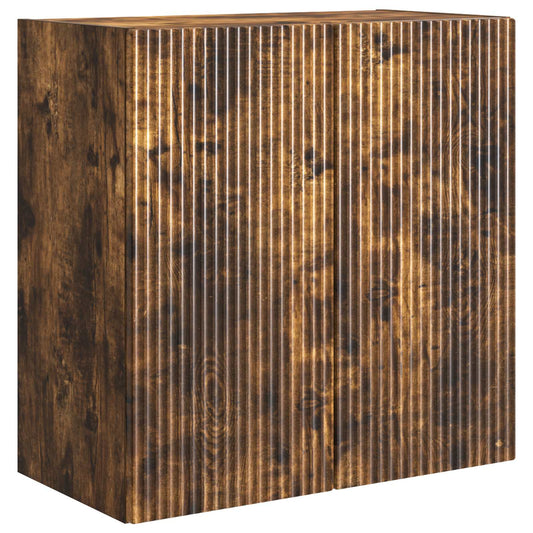 Nástěnná Skříň Kouřový Dub 59 X 31 X 60 Cm Kompozitní Dřevo