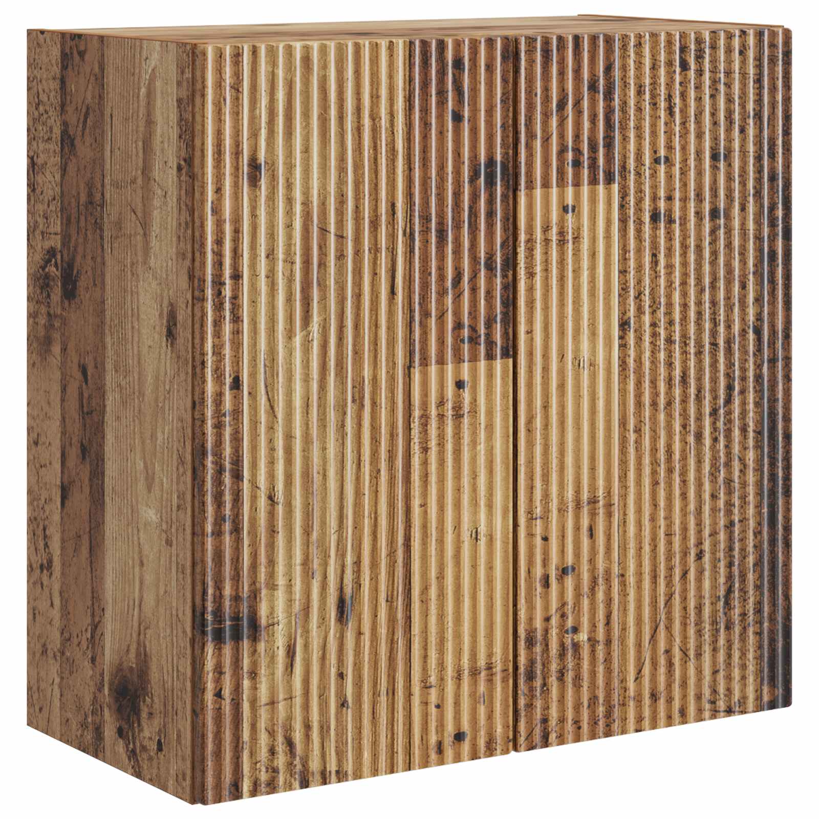Nástěnná Skříň Staré Dřevo 59 X 31 X 60 Cm Kompozitní Dřevo