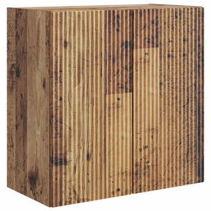 Nástěnná Skříň Staré Dřevo 59 X 31 X 60 Cm Kompozitní Dřevo
