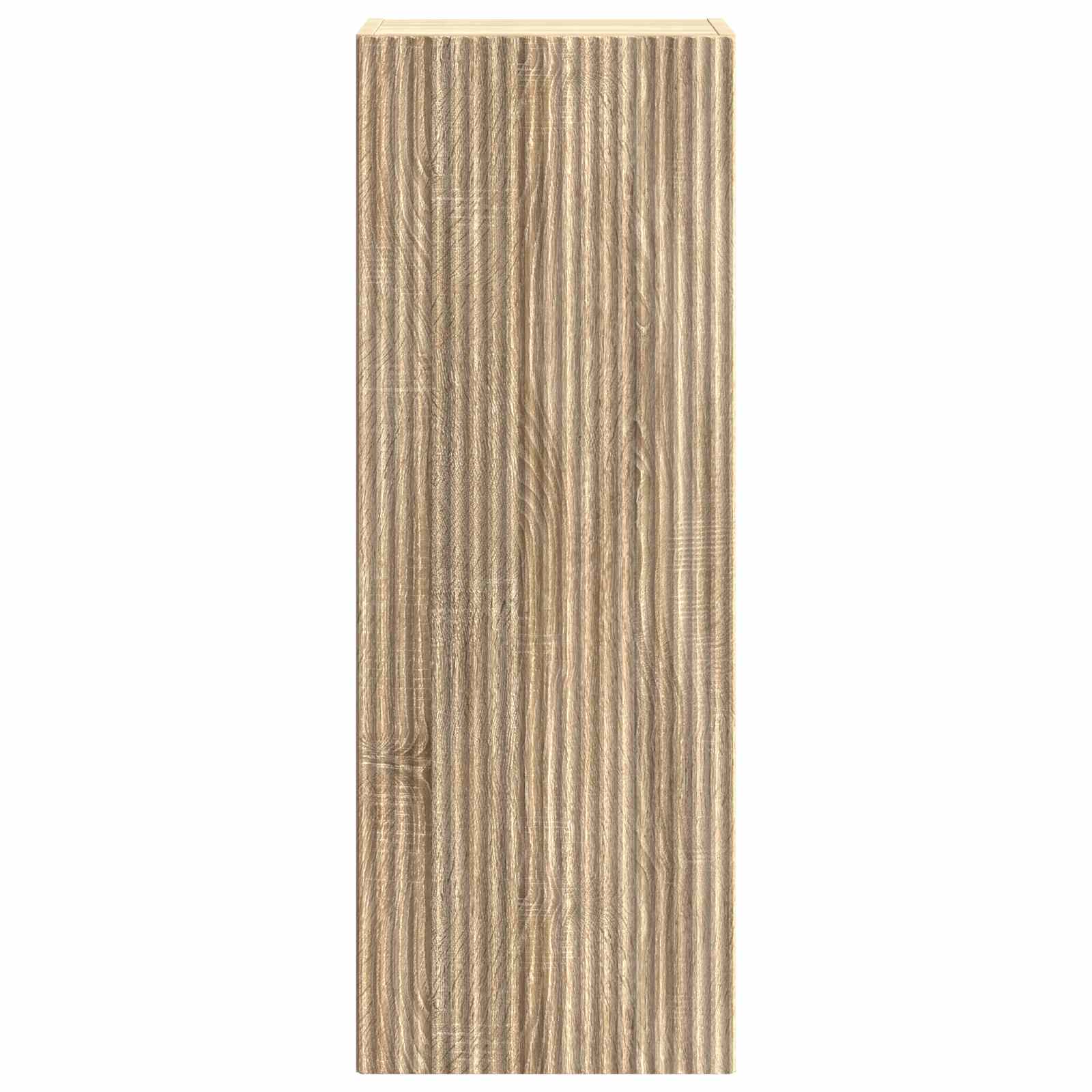 Nástěnná Skříň Dub Sonoma 33 X 34,5 X 90 Cm Kompozitní Dřevo