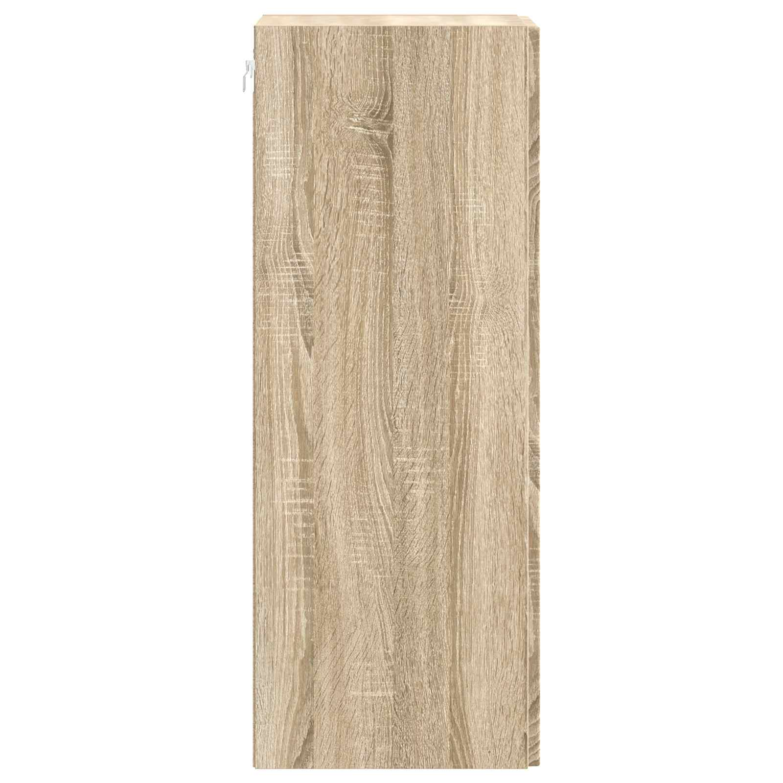 Nástěnná Skříň Dub Sonoma 33 X 34,5 X 90 Cm Kompozitní Dřevo