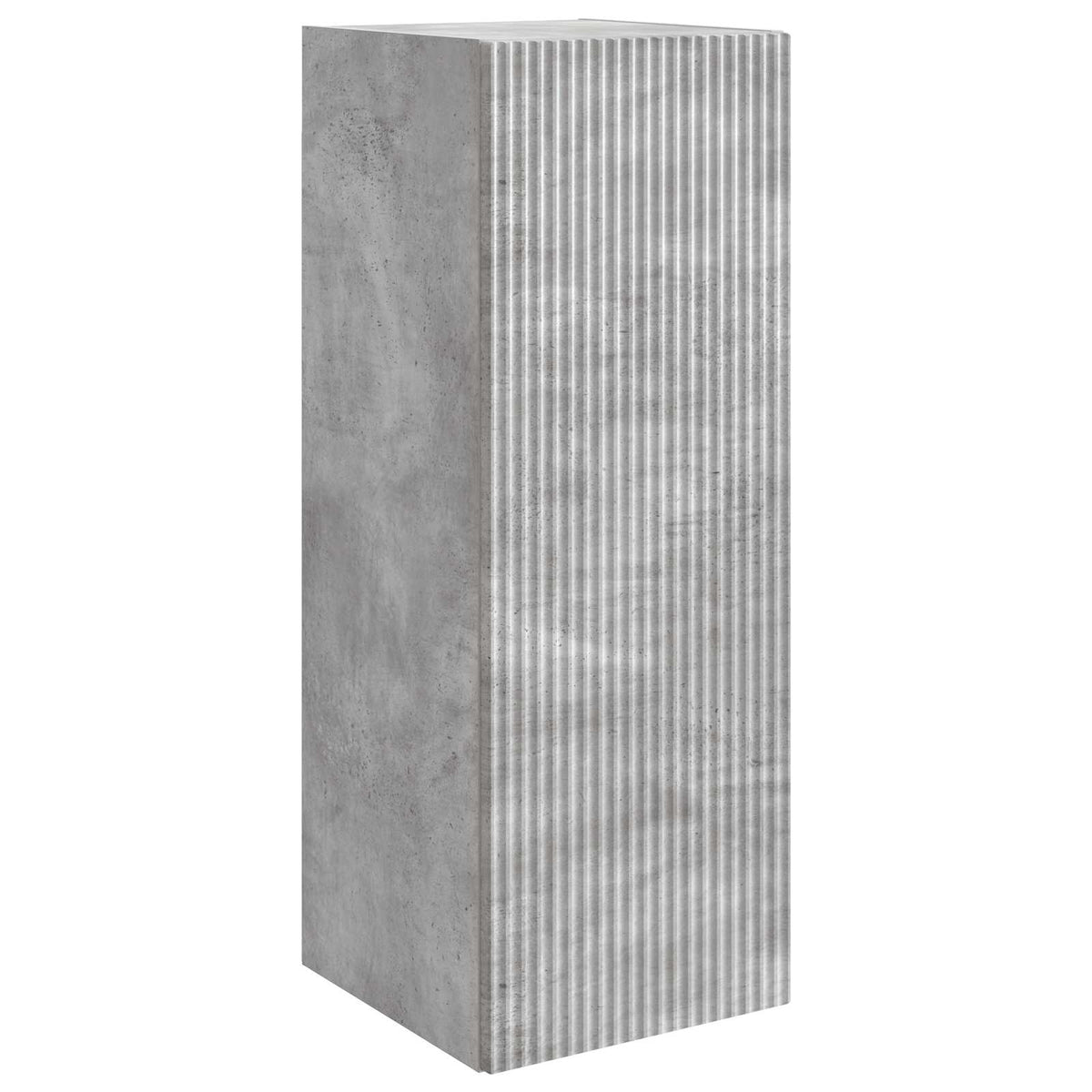Nástěnná Skříň Betonově Šedá 33 X 34,5 X 90 Cm Kompozitní Dřevo