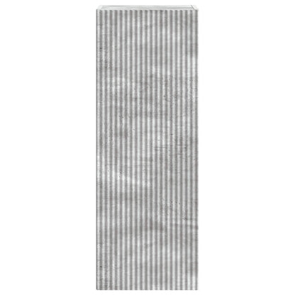 Nástěnná Skříň Betonově Šedá 33 X 34,5 X 90 Cm Kompozitní Dřevo