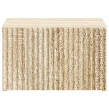 Nástěnný Noční Stolek 2 Pcs Dub Sonoma 33 X 34,5 X 20 Cm