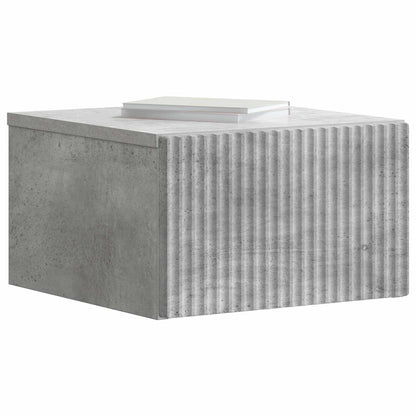 Nástěnný Noční Stolek 2 Pcs Betonově Šedá 33 X 34,5 X 20 Cm