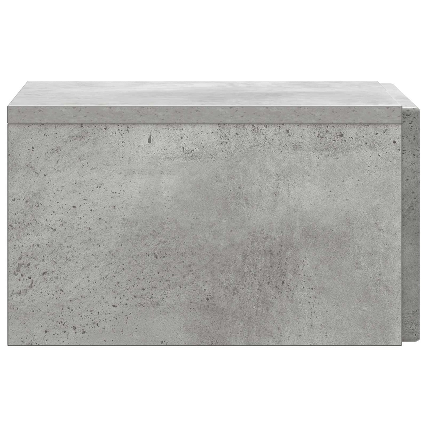 Nástěnný Noční Stolek 2 Pcs Betonově Šedá 33 X 34,5 X 20 Cm