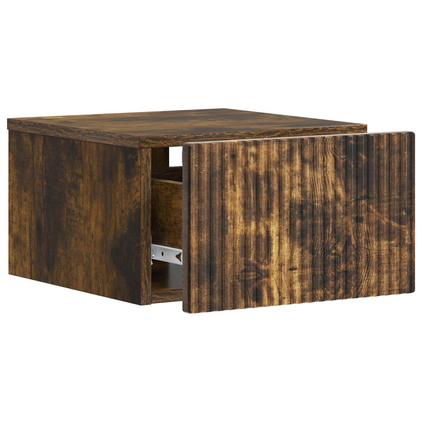 Nástěnný Noční Stolek 2 Pcs Kouřový Dub 33 X 34,5 X 20 Cm