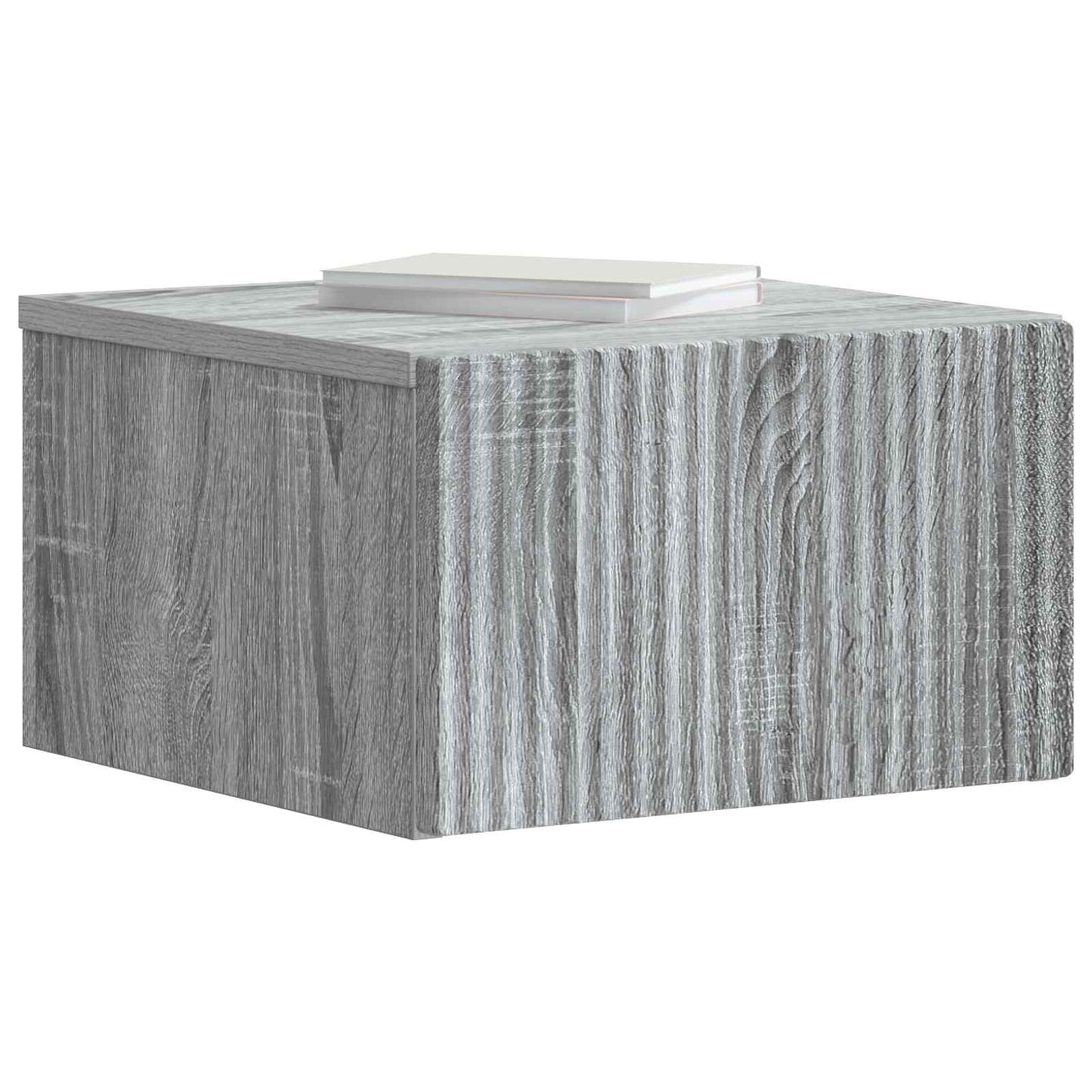 Nástěnný Noční Stolek 2 Pcs Šedá Sonoma 33 X 34,5 X 20 Cm