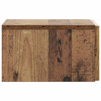 Nástěnný Noční Stolek 2 Pcs Staré Dřevo 33 X 34,5 X 20 Cm