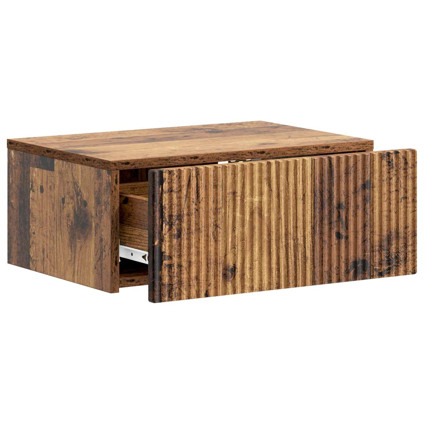 Nástěnný Noční Stolek 2 Pcs Staré Dřevo 49 X 34,5 X 20 Cm