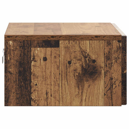 Nástěnný Noční Stolek 2 Pcs Staré Dřevo 49 X 34,5 X 20 Cm