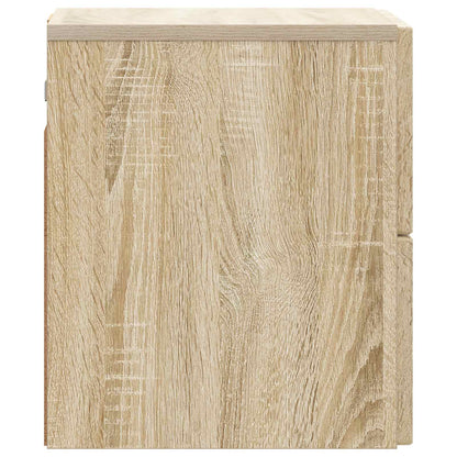 Nástěnný Noční Stolek 2 Pcs Dub Sonoma 33 X 34,5 X 40 Cm