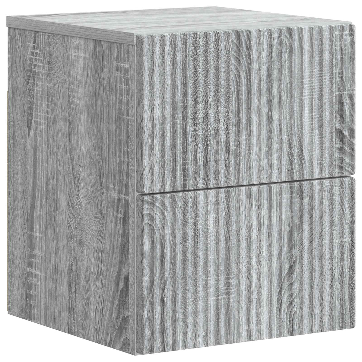 Nástěnný Noční Stolek 2 Pcs Šedá Sonoma 33 X 34,5 X 40 Cm