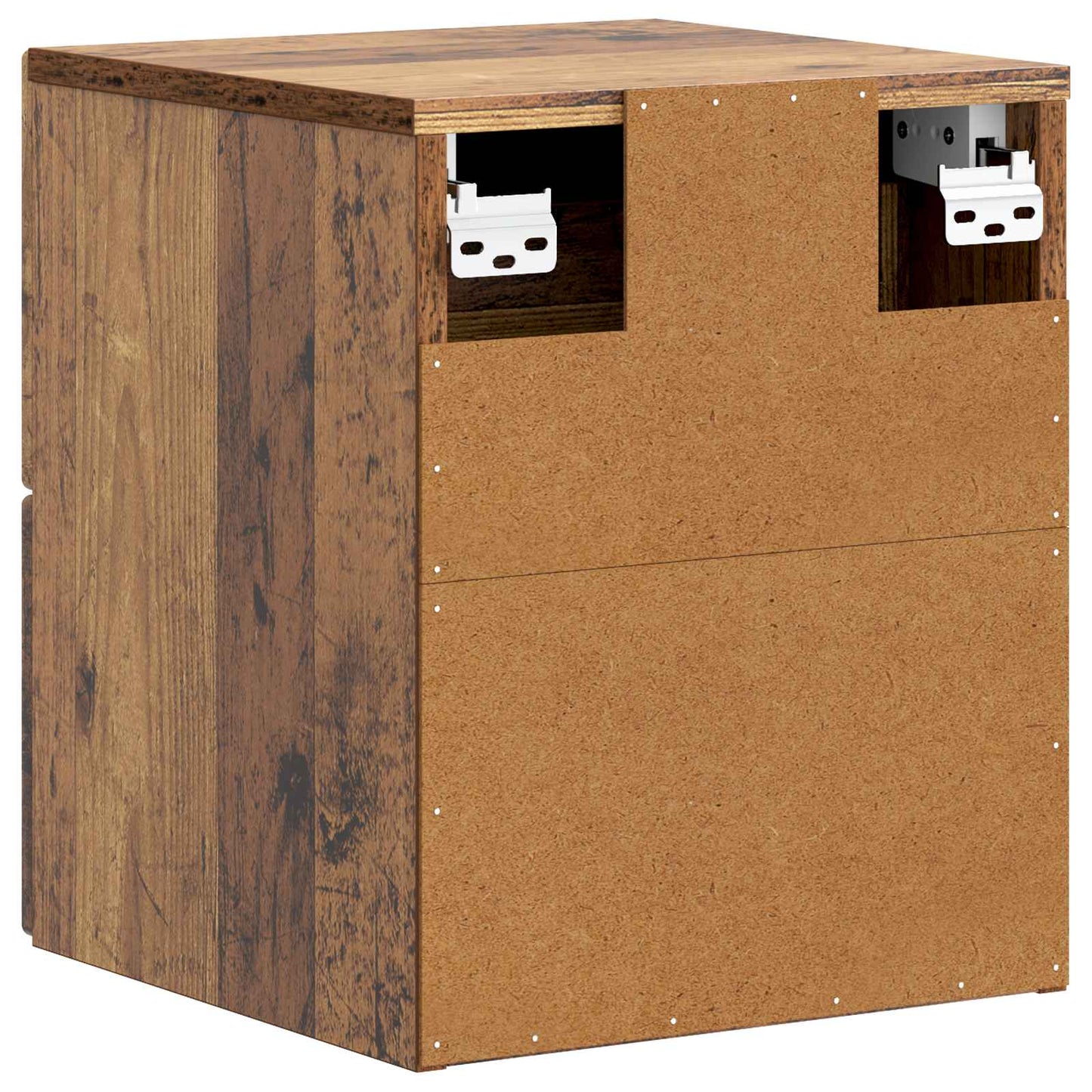 Nástěnný Noční Stolek 2 Pcs Staré Dřevo 33 X 34,5 X 40 Cm