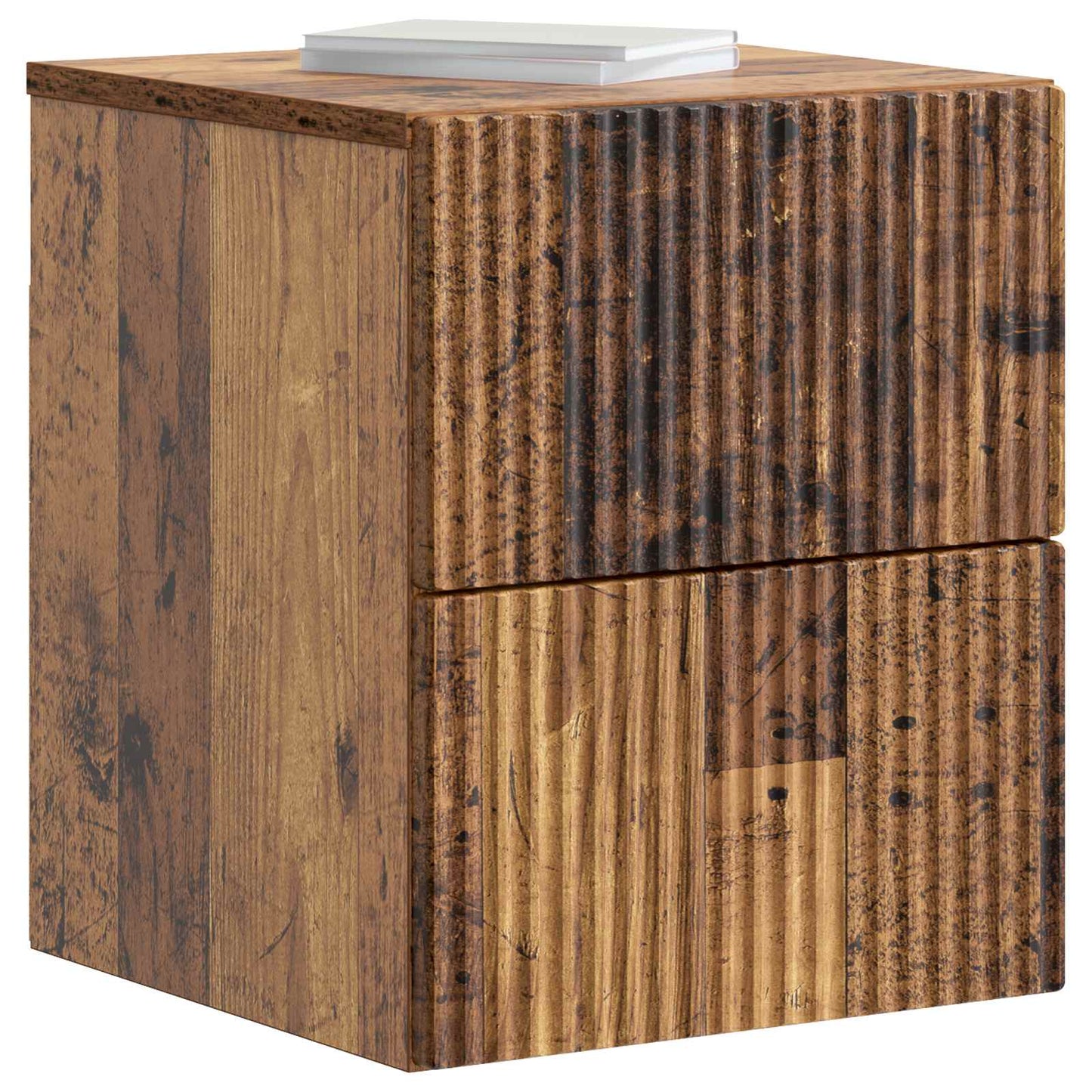 Nástěnný Noční Stolek 2 Pcs Staré Dřevo 33 X 34,5 X 40 Cm