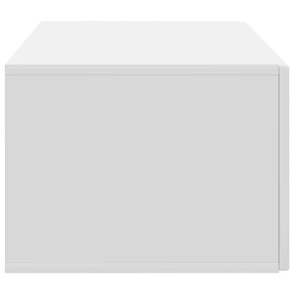 Nástěnná Tv Skříň Bílá 59,5 X 41 X 30 Cm Kompozitní Dřevo