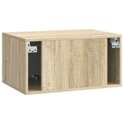 Nástěnná Tv Skříň Dub Sonoma 59,5 X 41 X 30 Cm Kompozitní Dřevo