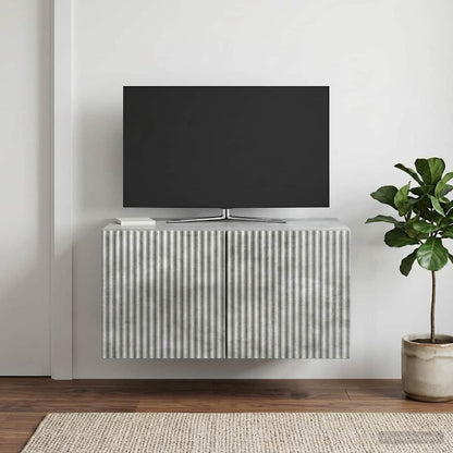 Nástěnná Tv Skříň Nástěnný Betonově Šedá 59,5 X 41 X 30 Cm