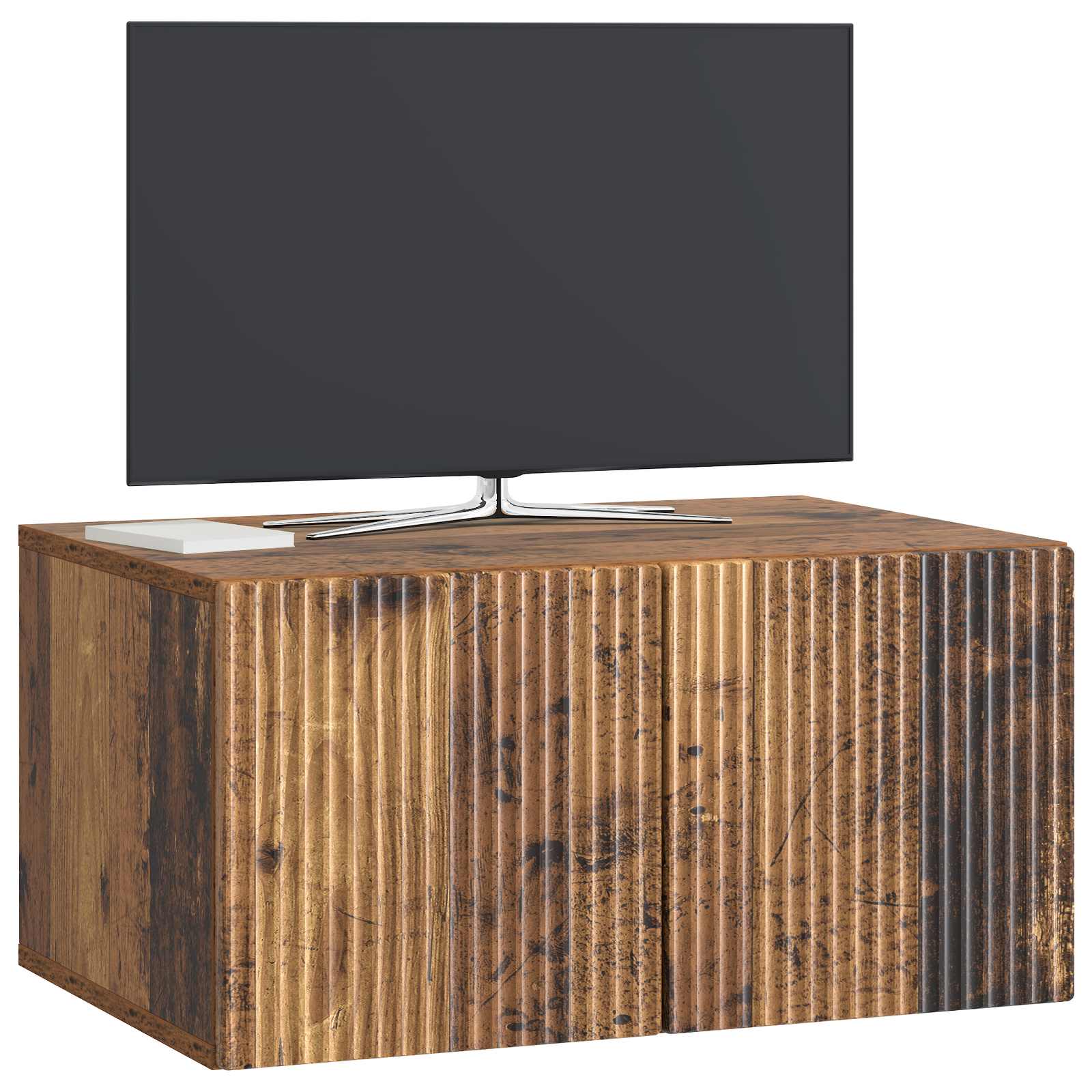 Nástěnná Tv Skříň Nástěnný Staré Dřevo 59,5 X 41 X 30 Cm
